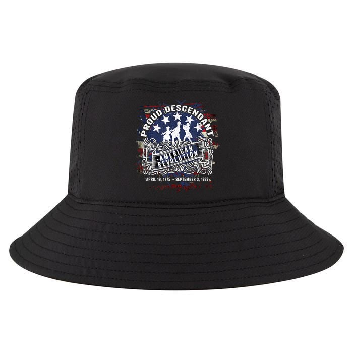 Proud Descendant American Revolution Fife And Drum Novelty Cool Comfort Performance Bucket Hat