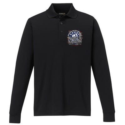 Proud Descendant American Revolution Fife And Drum Novelty Performance Long Sleeve Polo