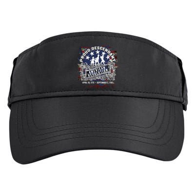 Proud Descendant American Revolution Fife And Drum Novelty Adult Drive Performance Visor