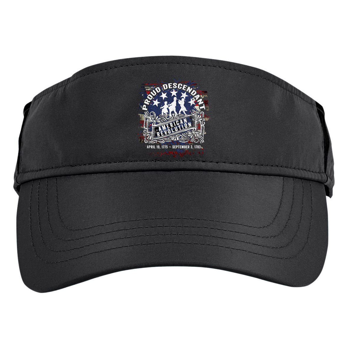 Proud Descendant American Revolution Fife And Drum Novelty Adult Drive Performance Visor