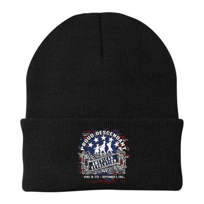 Proud Descendant American Revolution Fife And Drum Novelty Beanie