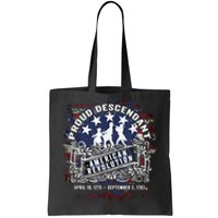 Proud Descendant American Revolution Fife And Drum Novelty Tote Bag