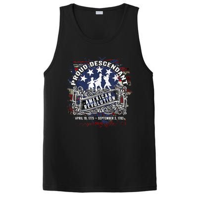 Proud Descendant American Revolution Fife And Drum Novelty PosiCharge Competitor Tank