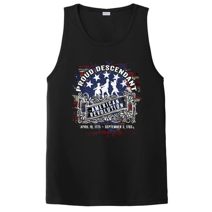 Proud Descendant American Revolution Fife And Drum Novelty PosiCharge Competitor Tank