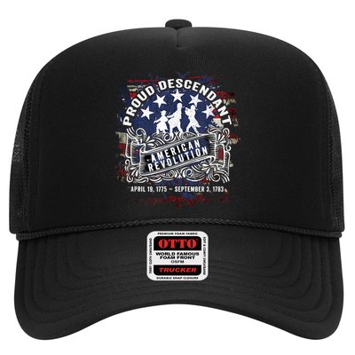 Proud Descendant American Revolution Fife And Drum Novelty Trucker Hat