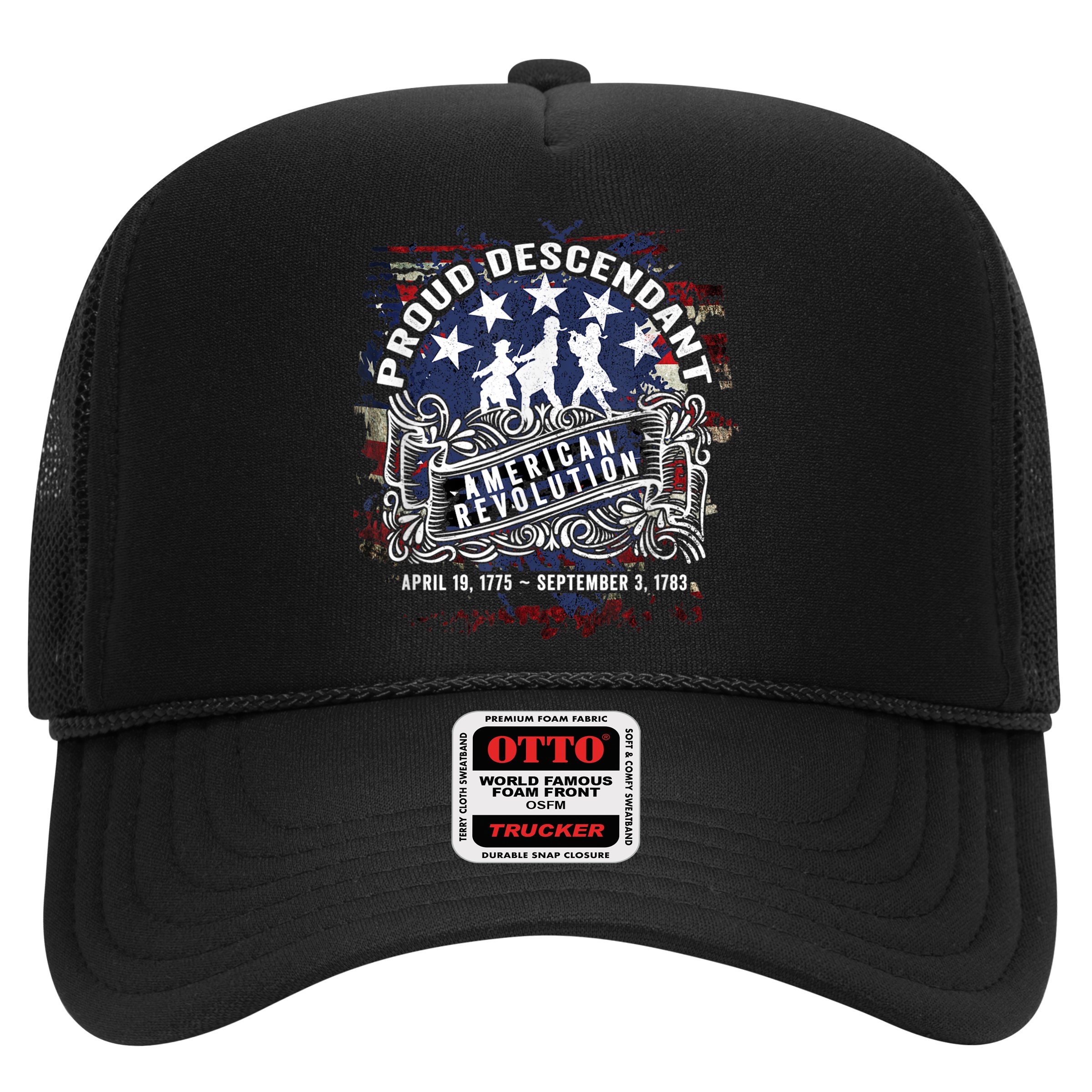 Proud Descendant American Revolution Fife And Drum Novelty Hat