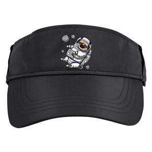 Pug Dog Astronaut Funny Space Cosmic Girl Boy Adult Drive Performance Visor