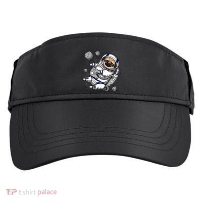 Pug Dog Astronaut Funny Space Cosmic Girl Boy Adult Drive Performance Visor