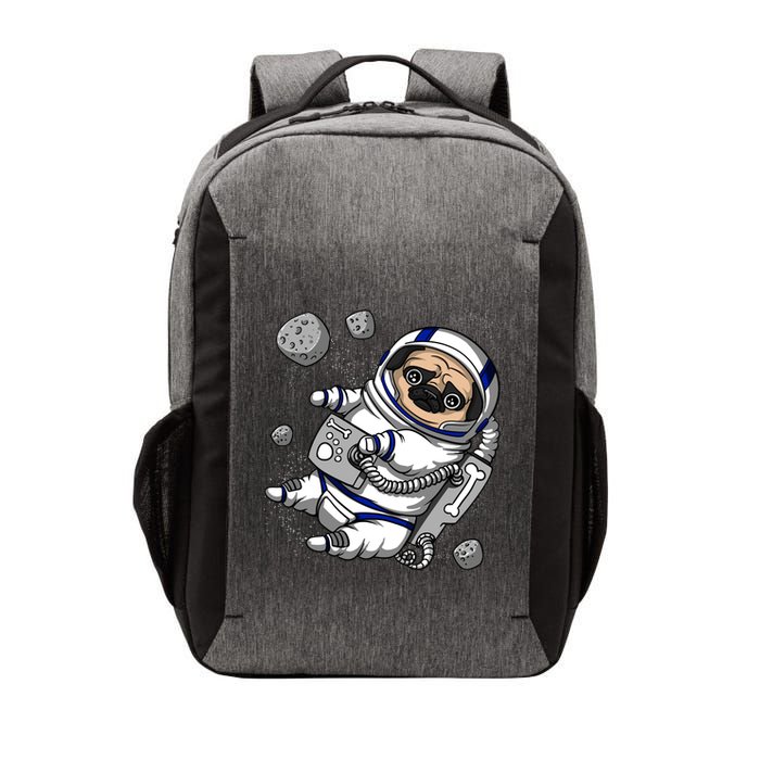 Pug Dog Astronaut Funny Space Cosmic Girl Boy Vector Backpack