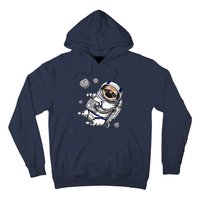 Pug Dog Astronaut Funny Space Cosmic Girl Boy Hoodie