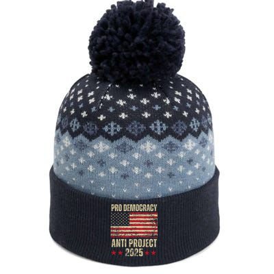 Pro Democracy Anti Project 2025 Stop Project 2025 Anti Trump The Baniff Cuffed Pom Beanie