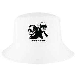 Presidents Day Abe Lincoln George Washington Tee Cool Comfort Performance Bucket Hat