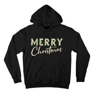 Pretty Decorative And Stylish Applique Style Merry Christmas Tank Top Hoodie