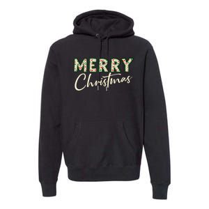 Pretty Decorative And Stylish Applique Style Merry Christmas Tank Top Premium Hoodie