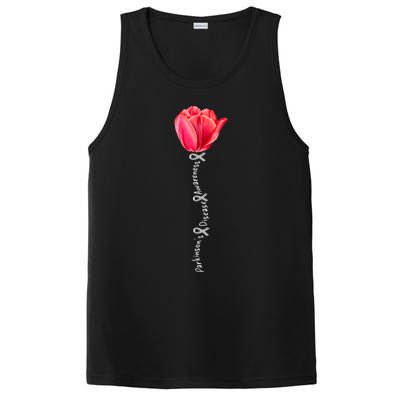 ParkinsonS Disease Awareness Tulip April Month Cool Gift PosiCharge Competitor Tank