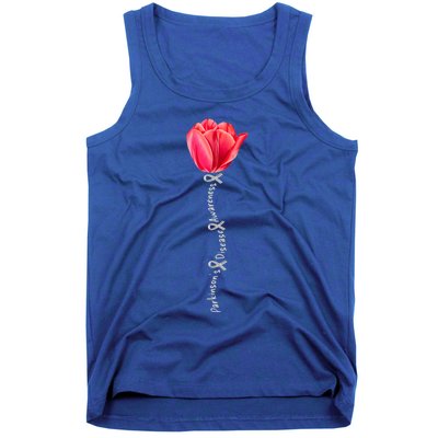 ParkinsonS Disease Awareness Tulip April Month Cool Gift Tank Top