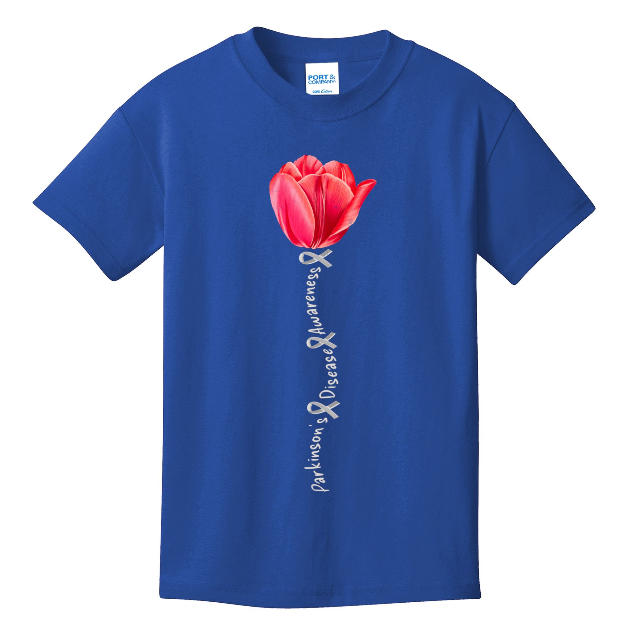ParkinsonS Disease Awareness Tulip April Month Cool Gift Kids T-Shirt