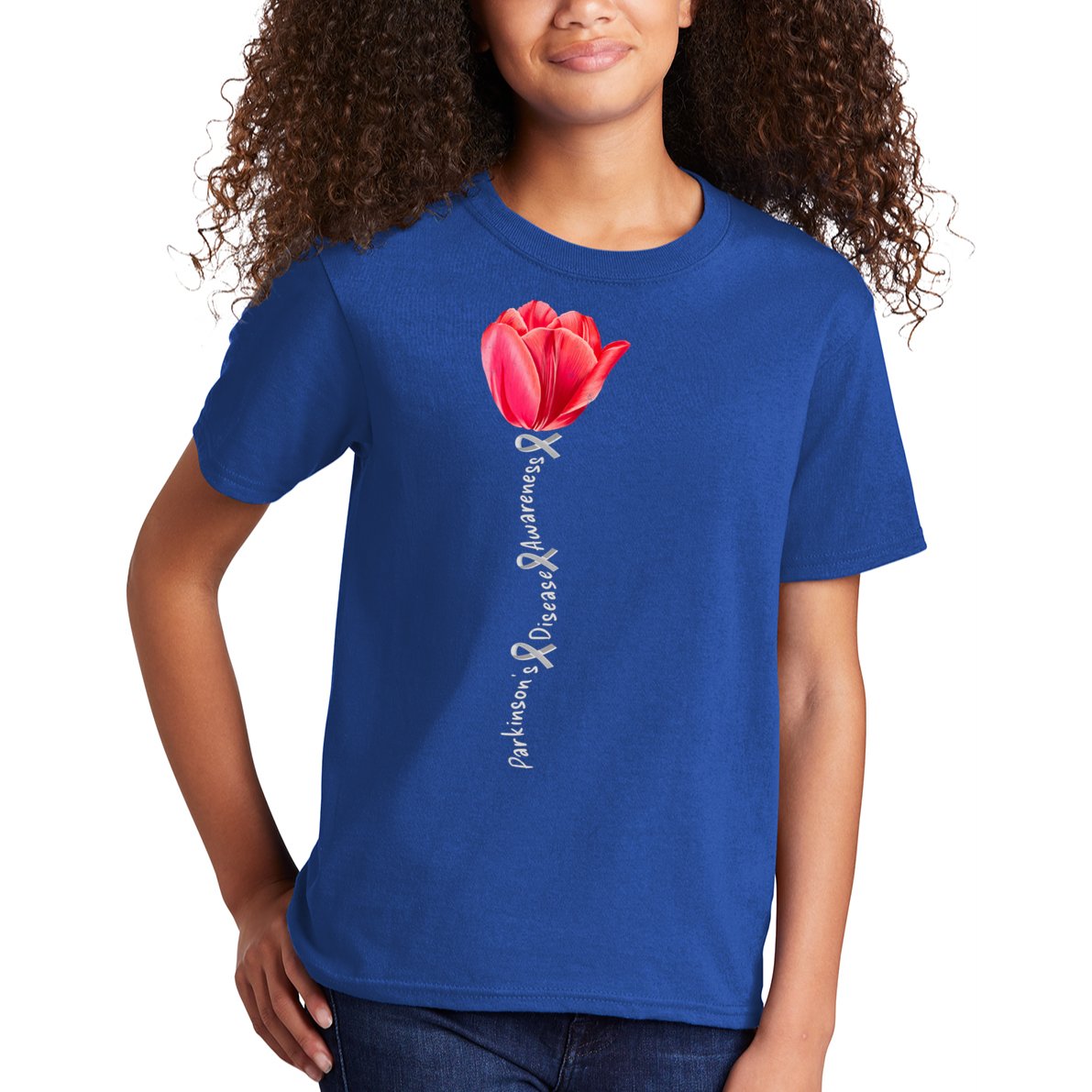 ParkinsonS Disease Awareness Tulip April Month Cool Gift Kids T-Shirt