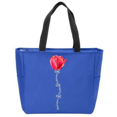 ParkinsonS Disease Awareness Tulip April Month Cool Gift Zip Tote Bag