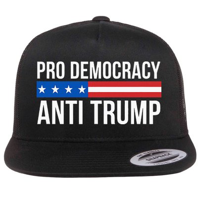 Pro Democracy Anti Trump Flatbill Hat
