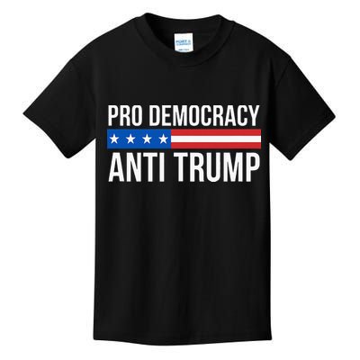 Pro Democracy Anti Trump Kids T-Shirt