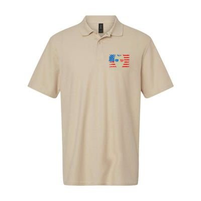 Pitbull Dad American Pit Bull Dog Us Flag 4th Of July Polo