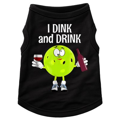 Pickleball Dink And Drink Doggie Tank