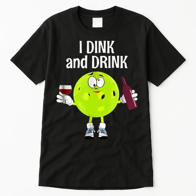 Pickleball Dink And Drink Tall T-Shirt