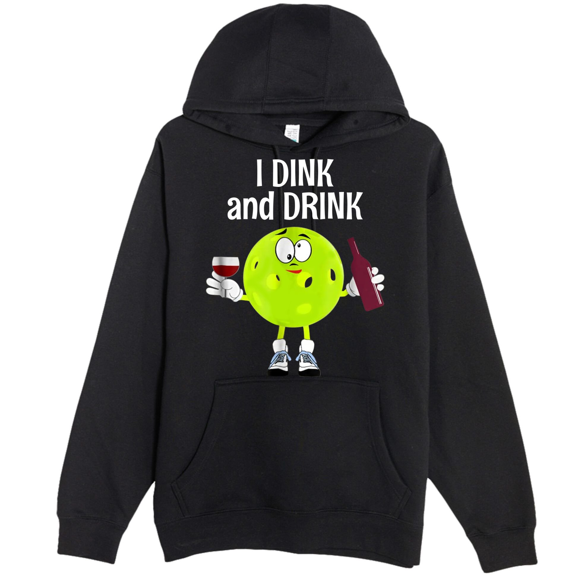 Pickleball Dink And Drink Premium Pullover Hoodie