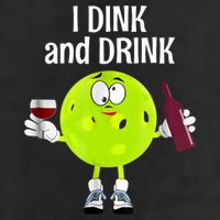 Pickleball Dink And Drink Premium Pullover Hoodie