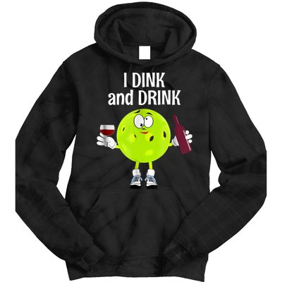 Pickleball Dink And Drink Tie Dye Hoodie