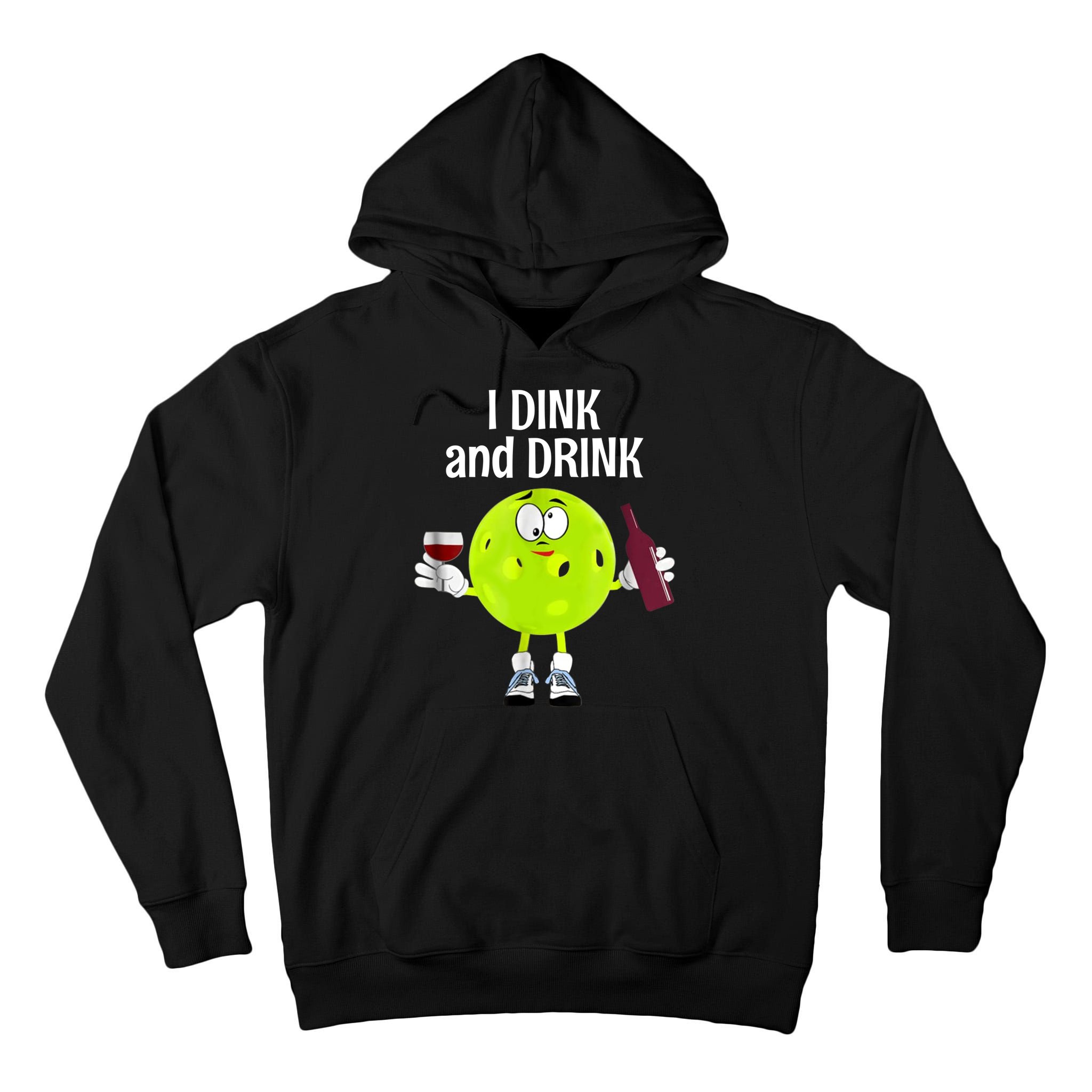 Pickleball Dink And Drink Tall Hoodie