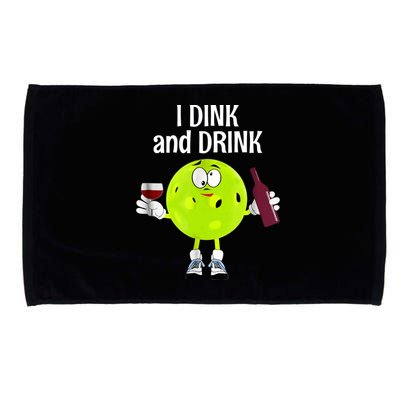 Pickleball Dink And Drink Microfiber Hand Towel