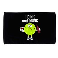 Pickleball Dink And Drink Microfiber Hand Towel