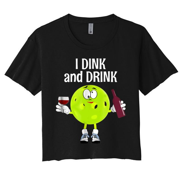 Pickleball Dink And Drink Crop Top