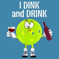 Pickleball Dink And Drink V-Neck T-Shirt