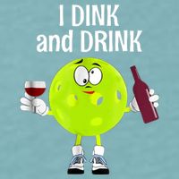 Pickleball Dink And Drink Sueded Cloud Jersey T-Shirt
