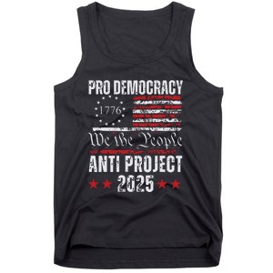 Pro Democracy Anti Project 2025 Stop Project 2025 Anti Trump Tank Top