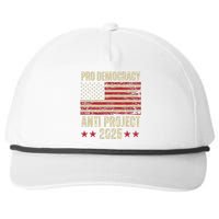 Pro Democracy Anti Project 2025 Stop Project 2025 Anti Trump Snapback Five-Panel Rope Hat