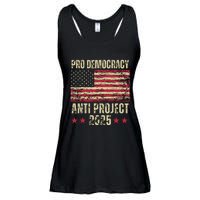 Pro Democracy Anti Project 2025 Stop Project 2025 Anti Trump Ladies Essential Flowy Tank