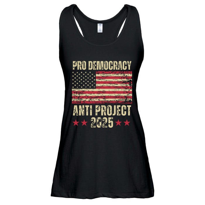 Pro Democracy Anti Project 2025 Stop Project 2025 Anti Trump Ladies Essential Flowy Tank