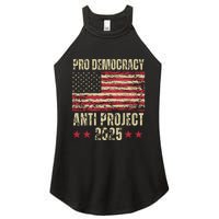 Pro Democracy Anti Project 2025 Stop Project 2025 Anti Trump Women's Perfect Tri Rocker Tank