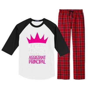 Princess Disguised As Assistant Principal Cute Gift Raglan Sleeve Pajama Set