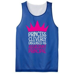 Princess Disguised As Assistant Principal Cute Gift Mesh Reversible Basketball Jersey Tank