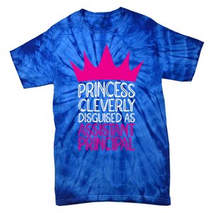 Princess Disguised As Assistant Principal Cute Gift Tie-Dye T-Shirt