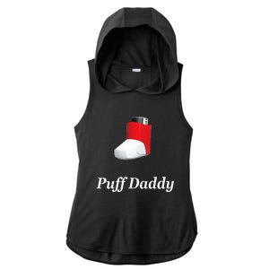 Puff Daddy Asthma Ladies PosiCharge Tri-Blend Wicking Draft Hoodie Tank