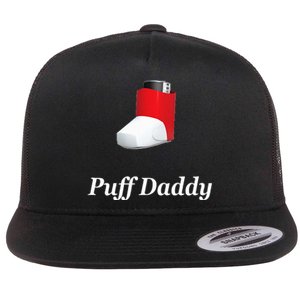 Puff Daddy Asthma Flat Bill Trucker Hat