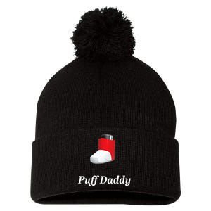 Puff Daddy Asthma Pom Pom 12in Knit Beanie