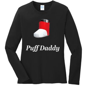 Puff Daddy Asthma Ladies Long Sleeve Shirt