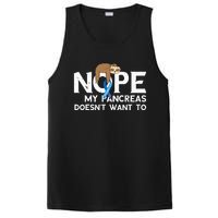 Pancreas Diabetes Awareness Sleep Sloth Pancreatic Diabetic PosiCharge Competitor Tank